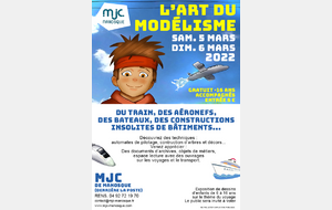 5 et 6 Mars 2022 Expo Modelisme MJC Manosque 