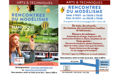 A ne pas rater ! Les Rencontres du Modélisme à Manosque