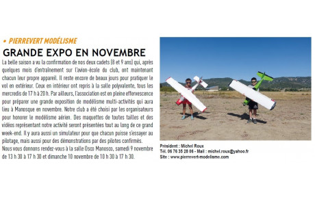 Article dans le Renard d'Or