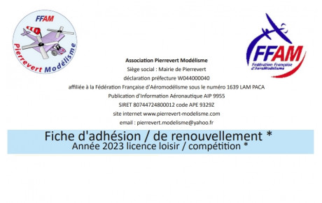 Inscriptions / Licence 2023
