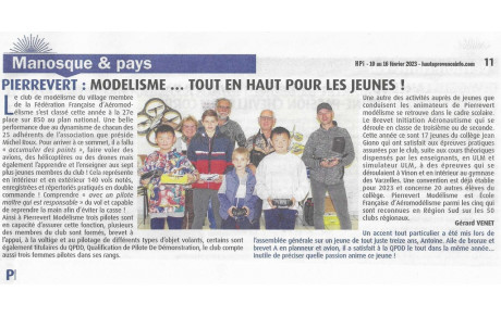 Un bel article dans HPI !!